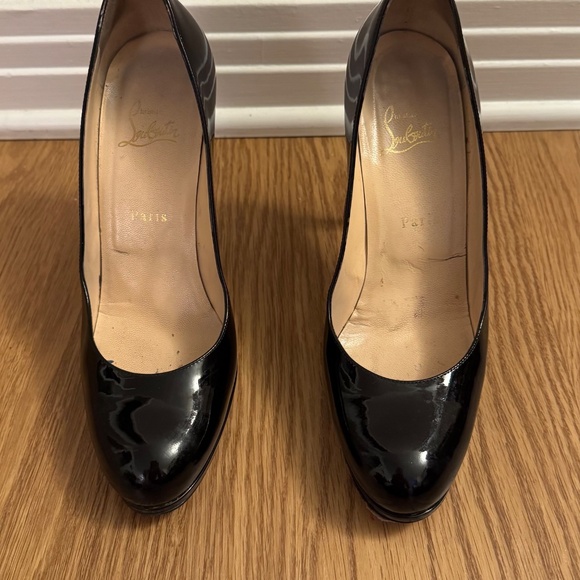Christian Louboutin Paris Simple 120 mm Simple Pump Black Patent Leather - Picture 11 of 12
